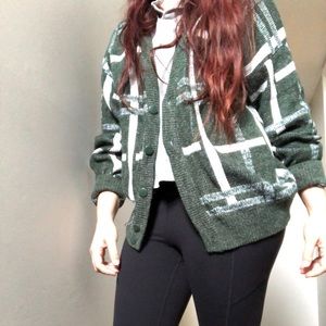 Oversized Green Vintage Cardagin